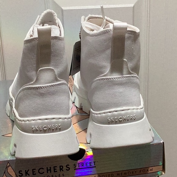 Sketchers Street Roadies Romper High Top Sneakers - Size 9.5 - Picture 2 of 8